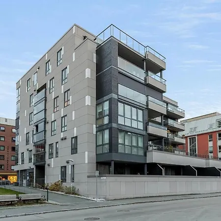 Modern Three-room Apartment, Private Terrace And Roof Terrace Trondheim