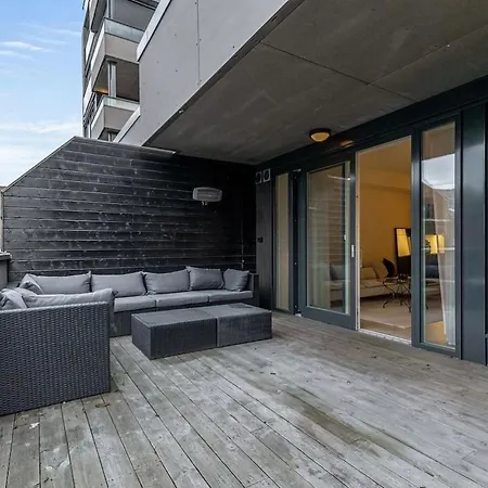 Modern Three-room Apartment, Private Terrace And Roof Terrace Apartment