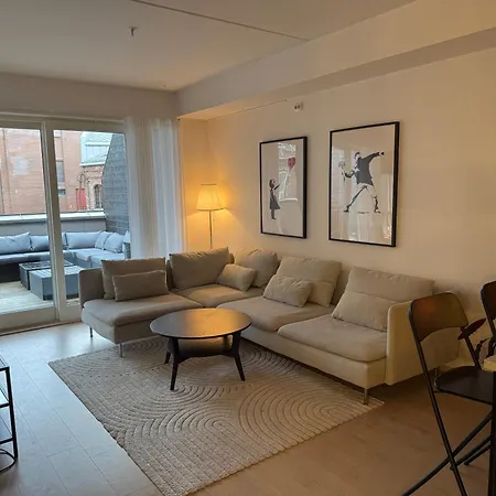 Modern Three-room Apartment, Private Terrace And Roof Terrace Apartment