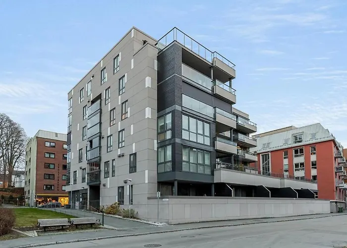 Modern Three-room Apartment, Private Terrace And Roof Terrace Trondheim
